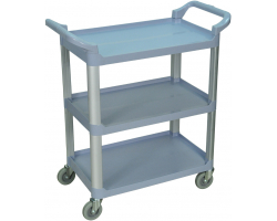 Grey  3 Shelf Serving Cart