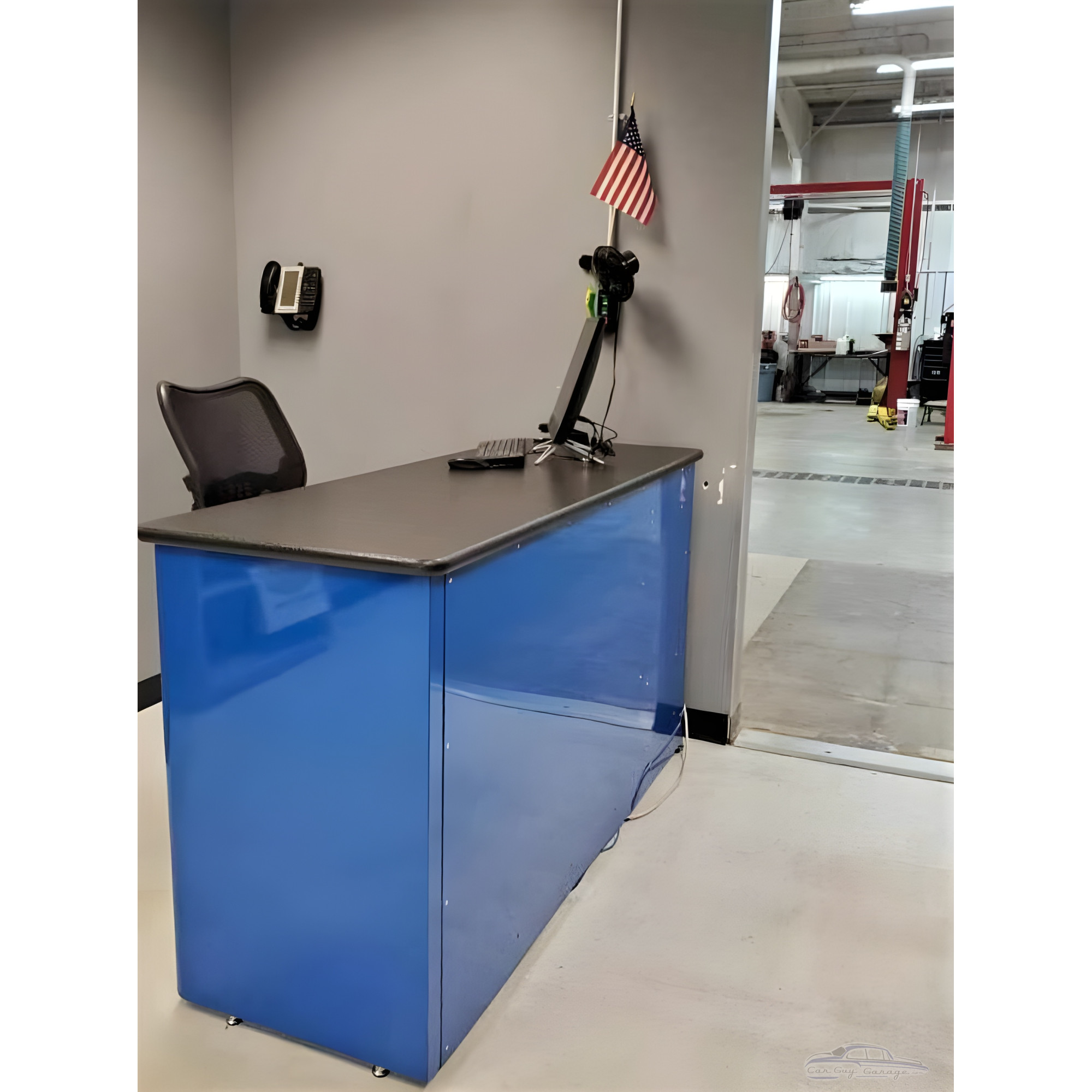 Retail Shop Counter - 72 Inch Aluminum Service Counter