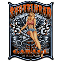 Shovelhead Metal Sign - 18" x 24"