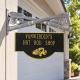 Personalized Garage Sign - 2-Sided Cast Aluminum Hot Rod