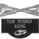 Personalized Cast Aluminum 2-Sided Hanging Garage Racecar Plaque Personalized Cast Aluminum 2-Sided Hanging Garage Racecar Plaque