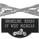 Personalized Cast Aluminum 2-Sided Hanging Garage Motorcycle Plaque