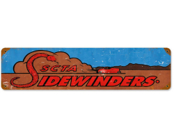 Sidewinders Metal Sign - 20" x 5"