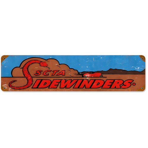 Sidewinders Metal Sign - 20" x 5"