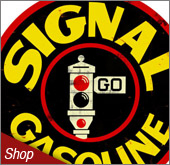 Signal Gas Metal Signs
