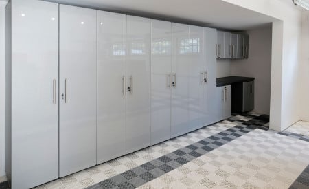 Silver Modular Cabinets