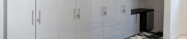 Silver Modular Cabinets