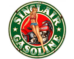 Sinclair Gasoline Metal Sign - 14" x 14"