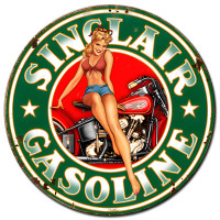 Sinclair Gasoline metal sign - 24" x 24"