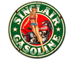 Sinclair Gasoline metal sign - 24" x 24"