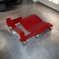 12x16 Heavy-Duty Car Dolly with Self-Centering Engine Cradle, 1250 lb