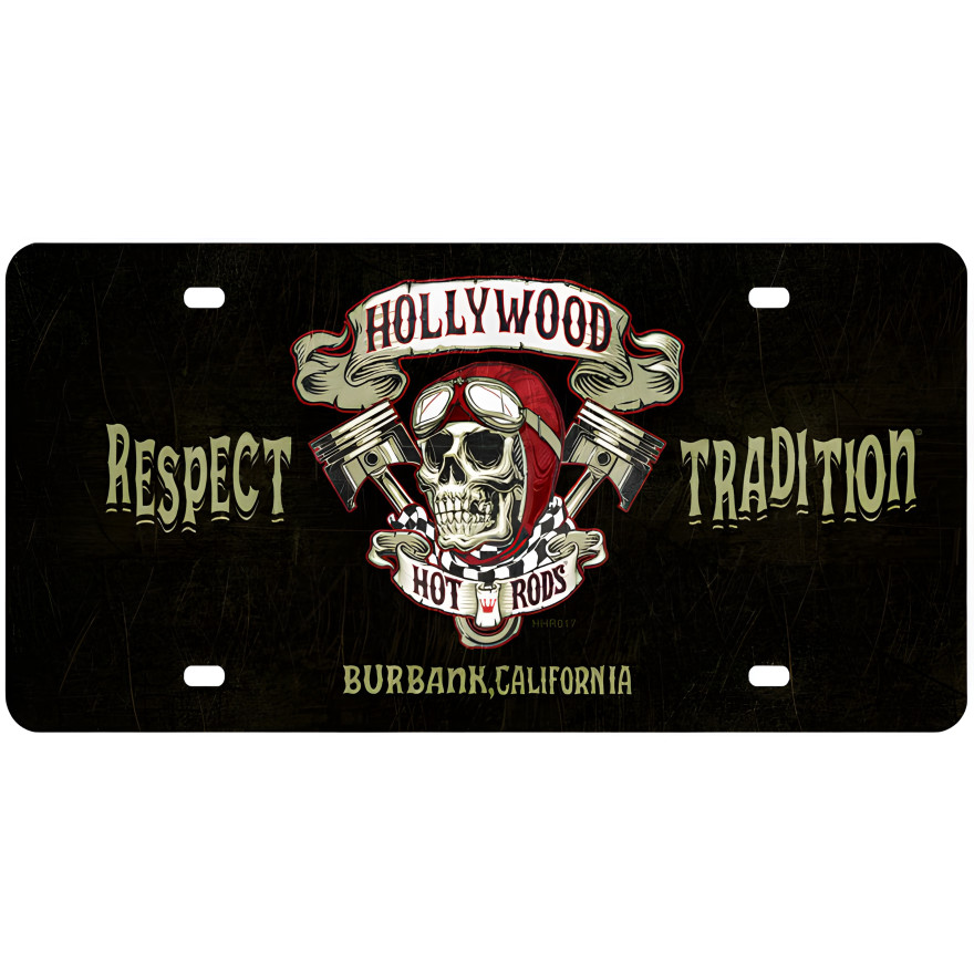 Skull Pistons Sign - 15" x 6"