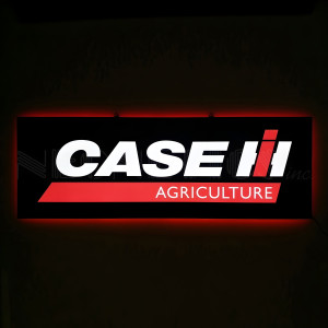 Case IH Agriculture LED Lighted Wall Sign - 27" x 9"