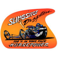 Slingshot Metal Sign - 18" x 14"
