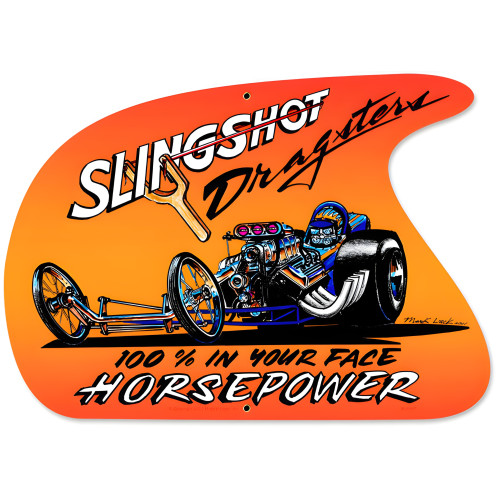Slingshot Metal Sign - 18" x 14"