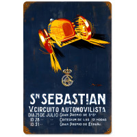 San Sebastian Metal Sign - 18" x 12"