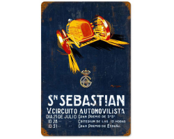 San Sebastian Metal Sign - 18" x 12"