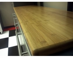 70 inch Solid Bamboo Butcher Block Work Surface