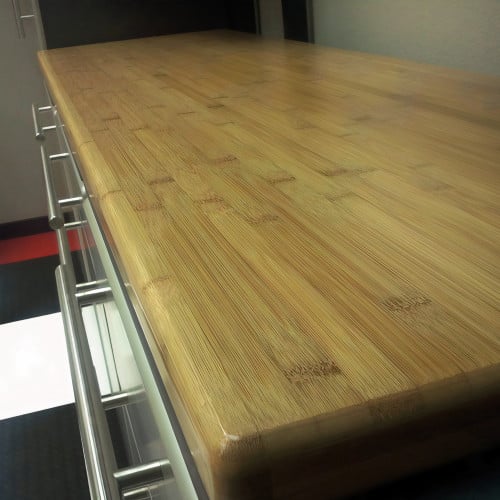 71 inch Solid Bamboo Butcher Block Work Surface