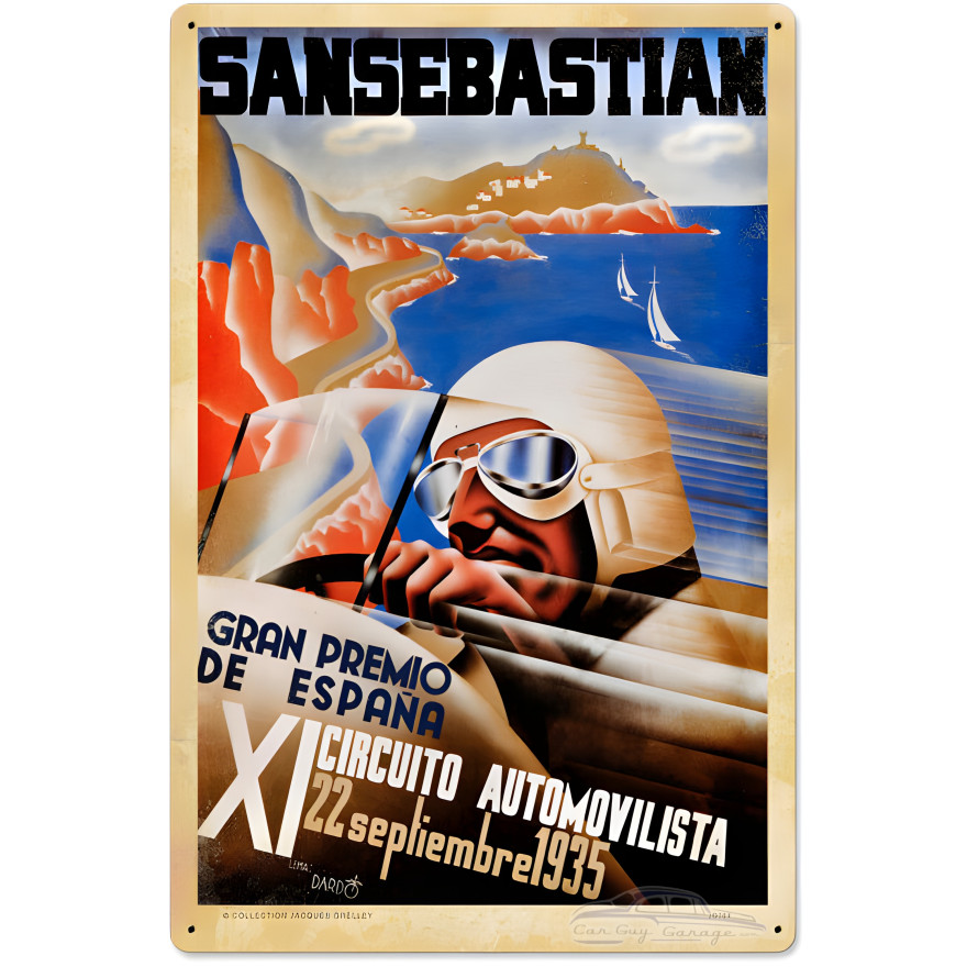 Spanish Grand Prix Metal Sign - 16" x 24"