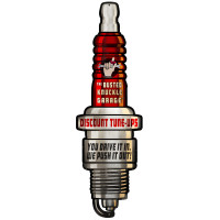 Spark Plug Sign - 7" x 31"