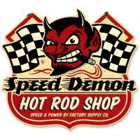 Speed Demon HRShop Metal Sign - 15" x 13"