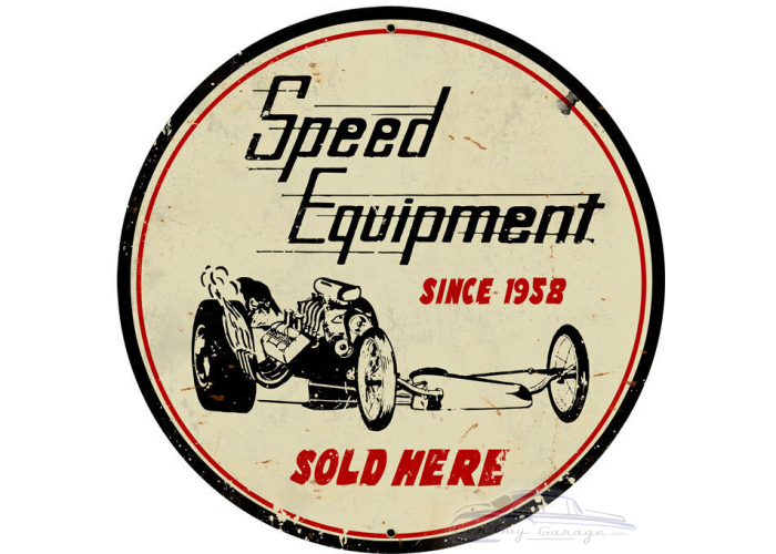 Speed Equipment Metal Sign - 28" Round