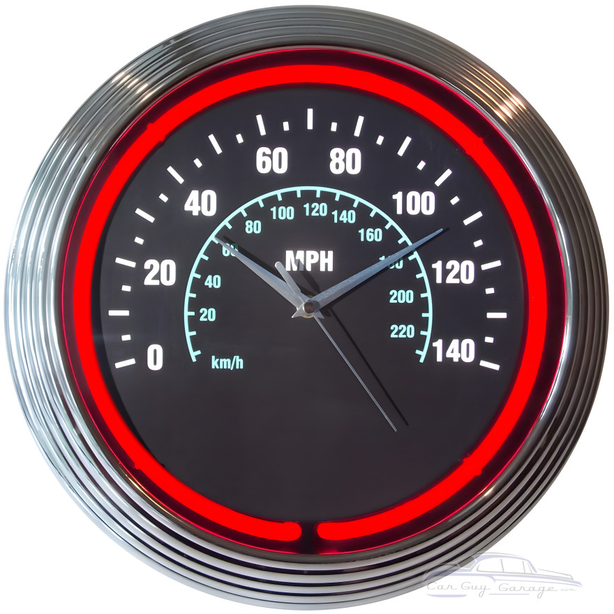 Speedometer Neon Clock Speedometer Neon Clock