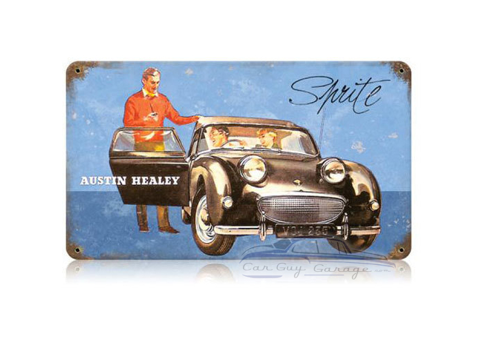 Sprite Austin Healey Sign - 14" x 8"