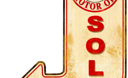 Be Square Motor Oil Signs