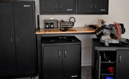 Black Steel Cabinets - 18 Gauge Welded