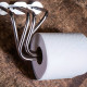 Stainless Steel Header Toilet Paper Holder