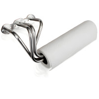Stainless Steel V8 Header Wall Mount Paper Towel Holder