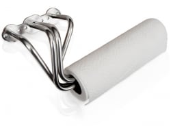 Stainless Steel Header Paper Towel Holder