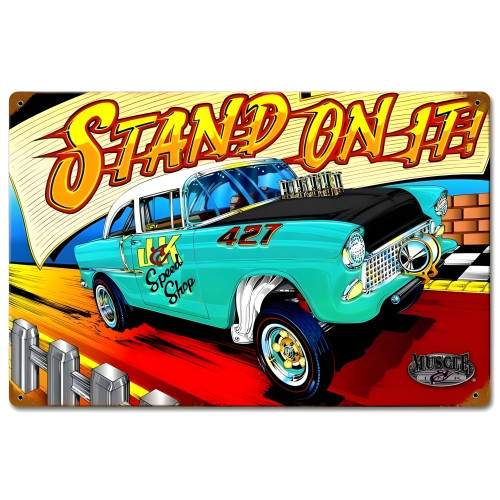 Stand on Metal Sign - 12" x 18"