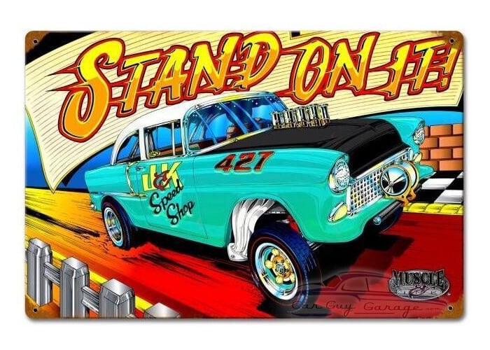 Stand on Metal Sign - 12" x 18"