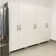 White Modular 3 Piece Garage Storage Closets White Modular 3 Piece Garage Storage Closets