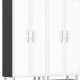 White Modular 2 Piece Garage Storage Closets White Modular 2 Piece Garage Storage Closets