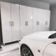 White Modular 4 Piece Garage Storage Closets White Modular 4 Piece Garage Storage Closets