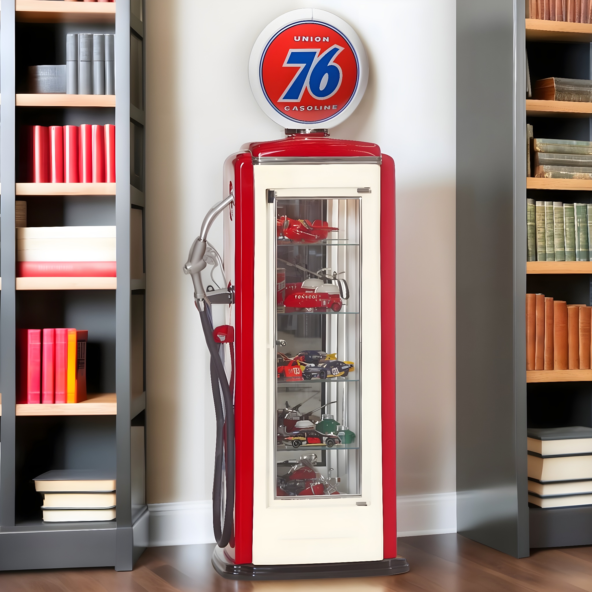 Union 76 Tokheim 39 Gas Pump Display Case - High Gloss Finish
