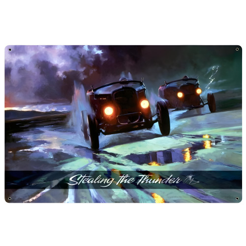 Stealing the Thunder Metal Sign - 36" x 24"