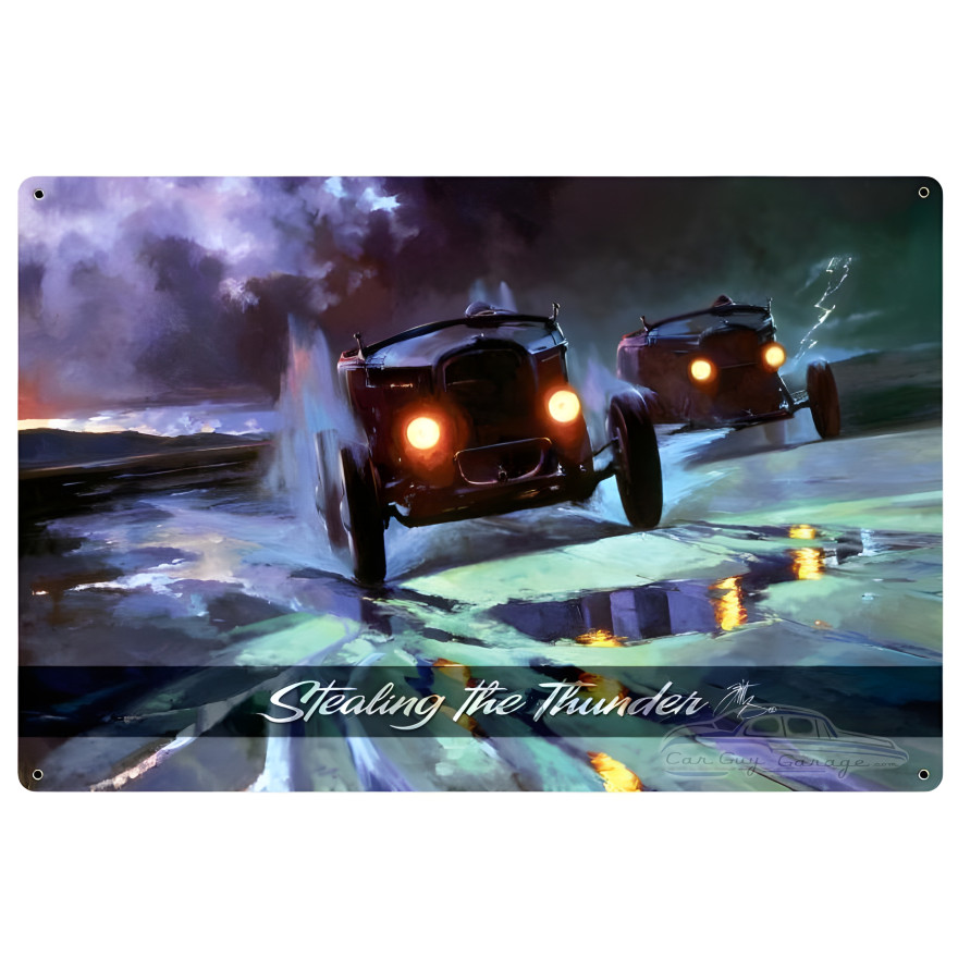 Stealing the Thunder Metal Sign - 36" x 24"