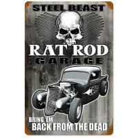 Steel Beast Metal Sign - 12" x 18"