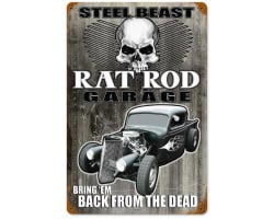 Steel Beast Metal Sign