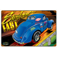 Stinkin Fast Metal Sign - 18" x 12"