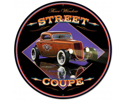 Street Coupe Metal Sign - 28" x 28"