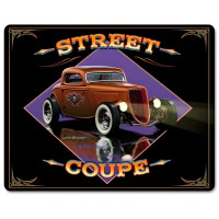 Street Coupe Metal Sign - 15" x 12"