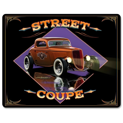 Street Coupe Metal Sign - 15" x 12"