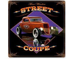 Street Coupe Metal Sign - 12" x 12"