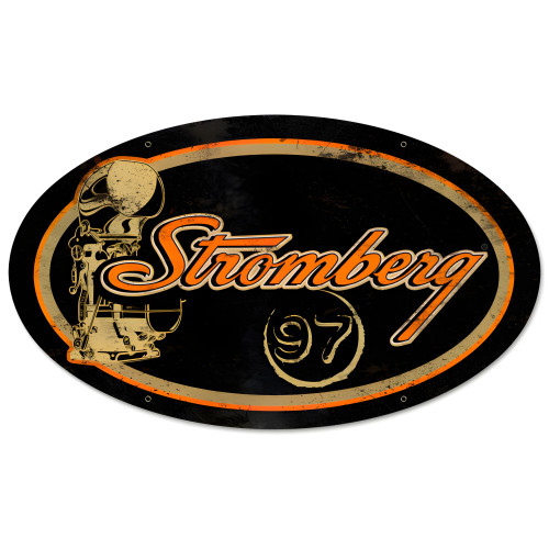 Stromberg Metal Sign - 24" x 14"